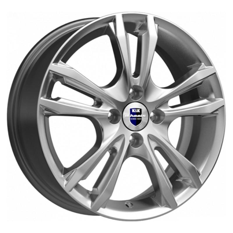 K&K Samara 6x16 4*100 ET49 DIA54.1 Сильвер Литой
