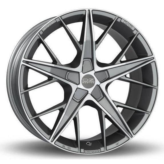 OZ Quaranta 5 8.5x19 5*112 ET44 DIA75.1 Grigio Corsa Diamond Cut Литой