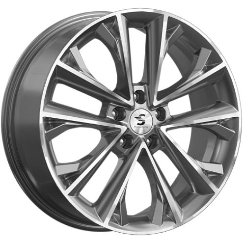 K&K КР012 7x18 5*108 ET36 DIA65.1 Diamond gloss graphite Литой