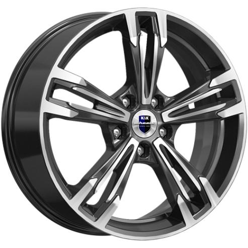 K&K Karrera Light 7x18 5*108 ET41 DIA59.6 Алмаз черный Литой