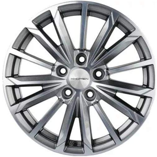Khomen KHW 1611 6.5x16 5*112 ET39.5 DIA66.6 G-Silver-FP Литой
