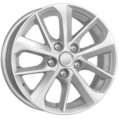 Khomen KHW 1611 6.5x16 5*114.3 ET50 DIA67.1 Silver-FP Литой
