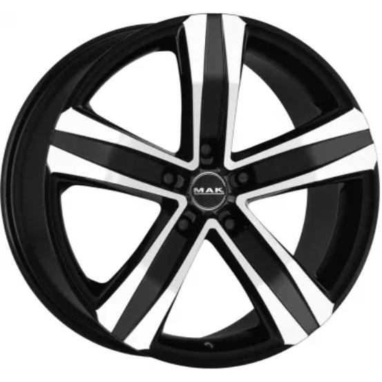 MAK Stone 5 3 7.5x18 5*160 ET50 DIA65.1 Black mirror Литой