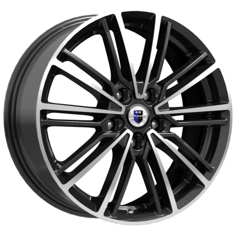 K&K Эрфурт 7x17 4*100 ET41 DIA60.1 Алмаз черный Литой