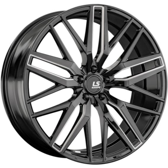 LS FlowForming RC77 9.5x22 5*114.3 ET45 DIA67.1 BK+SSF Литой