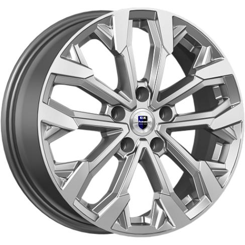 K&K Морейн 6.5x17 5*114.3 ET37 DIA66.6 Дарк платинум Литой