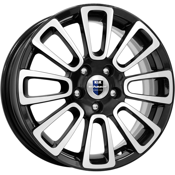 K&K Неман 6x15 4*100 ET45 DIA56.6 Алмаз черный Литой