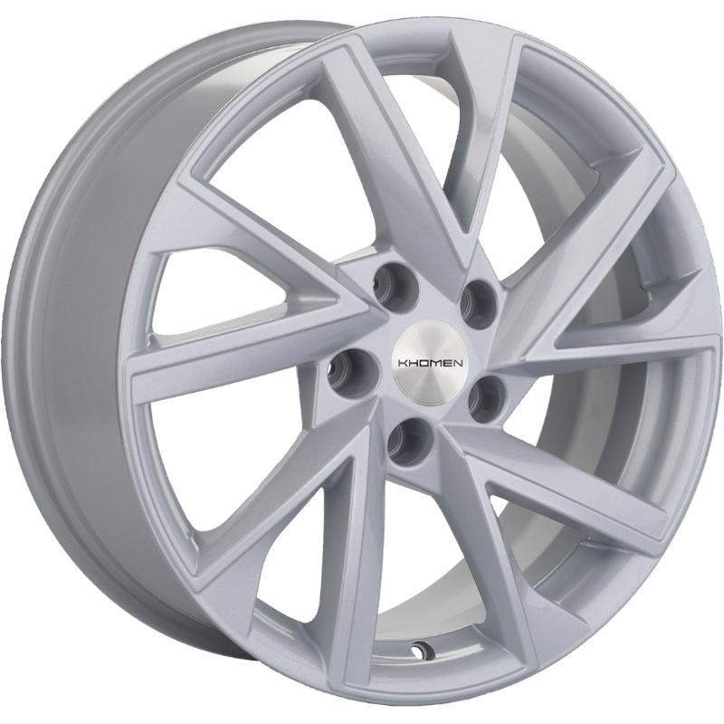 Khomen KHW 1714 7x17 5*112 ET40 DIA57.1 F-Silver Литой