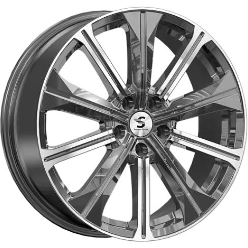 K&K КР013 7x19 5*112 ET34 DIA66.6 Diamond gloss graphite Литой