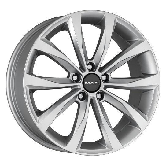 MAK Wolf 8x20 5*108 ET45 DIA63.3 Silver Литой