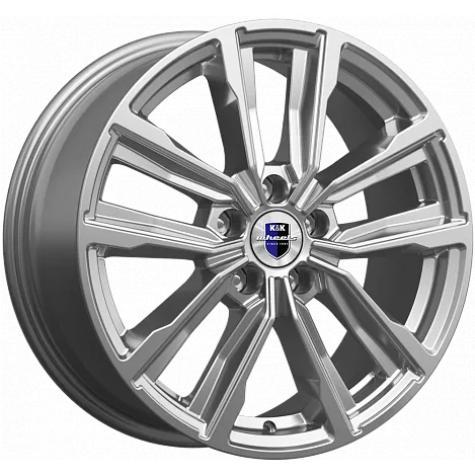 K&K Лацио 7.5x17 5*112 ET45 DIA57.1 Дарк платинум Литой