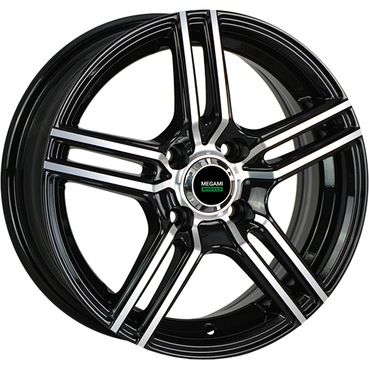 Megami MGM-1 5.5x14 4*100 ET35 DIA67.1 BKF Литой