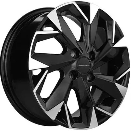 Khomen KHW 1402 5.5x14 4*100 ET43 DIA67.1 Black-FP Литой