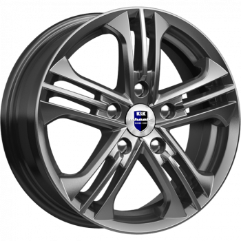 K&K Trinity 6x15 5*114.3 ET46 DIA67.1 Дарк платинум Литой