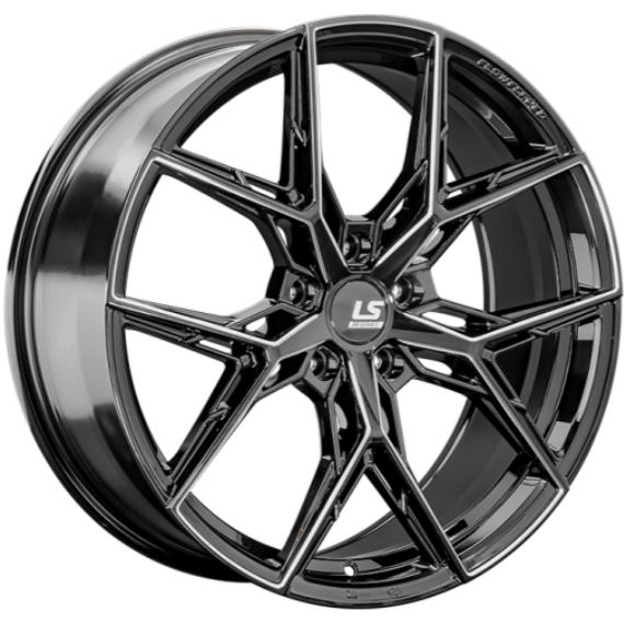 LS FlowForming RC82 9x21 5*114.3 ET30 DIA60.1 BK+SSF Литой