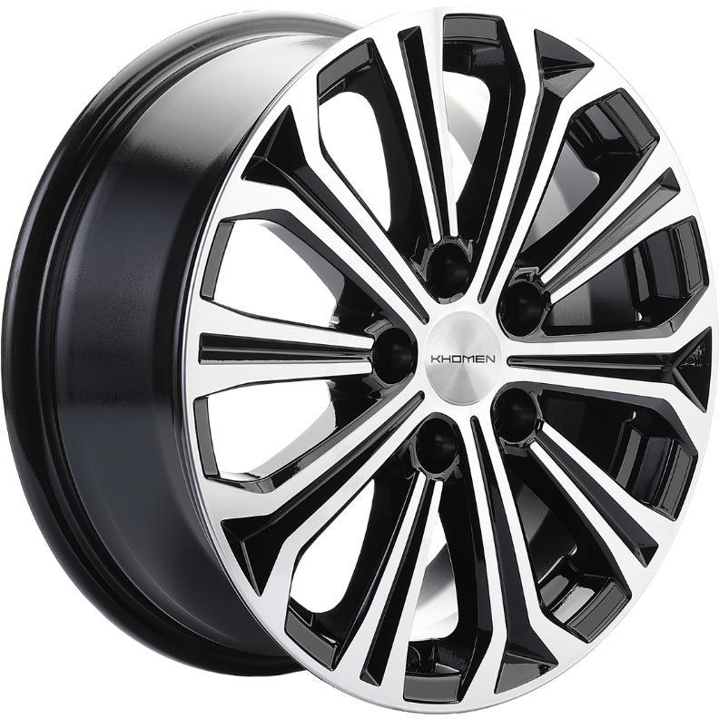 Khomen KHW 1610 6.5x16 5*114.3 ET41 DIA67.1 Black-FP Литой