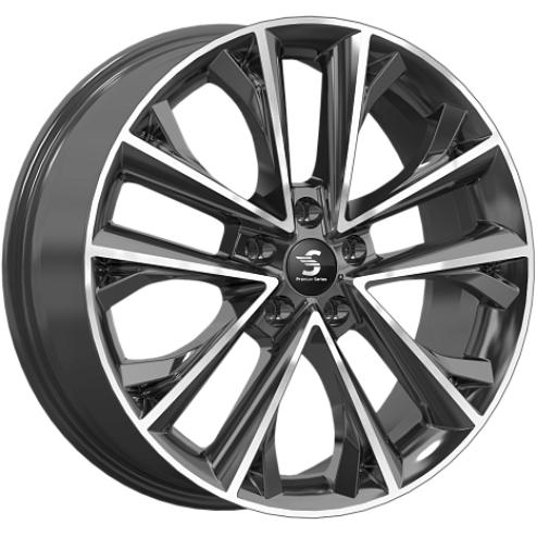 K&K КР012 7x18 5*108 ET36 DIA65.1 Diamond black gris Литой