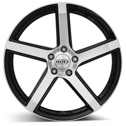 Dotz CP5 dark 8.5x18 5*112 ET45 DIA70.1 BFP Литой