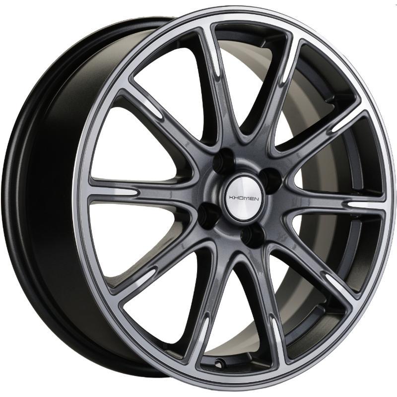 Khomen KHW 1707 6.5x17 4*98 ET38 DIA58.6 Gray-FP Литой