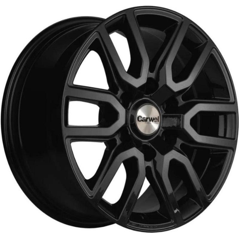 Carwel Барал 8x17 6*139.7 ET36 DIA100.1 BL Литой