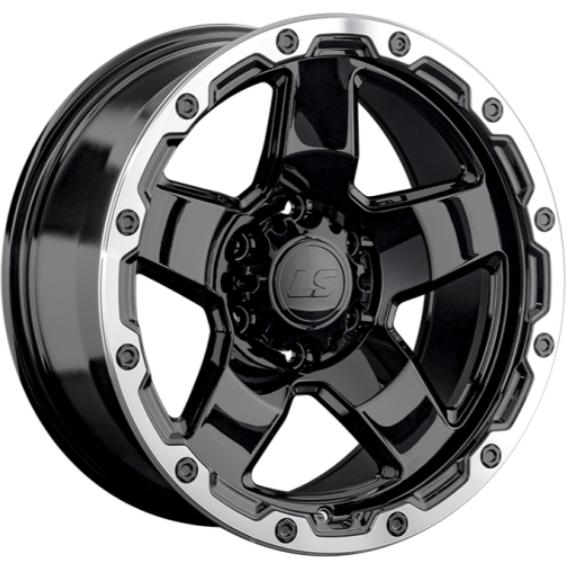 LS 1371 9.5x18 6*139.7 ET5 DIA106.1 BKL Литой