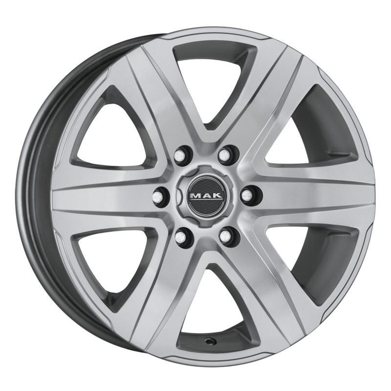 MAK Stone 4x4 T 8.5x18 6*114.3 ET30 DIA66.1 Silver Литой