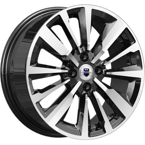 K&K Эрман 6.5x16 4*100 ET45 DIA67.1 Алмаз черный Литой