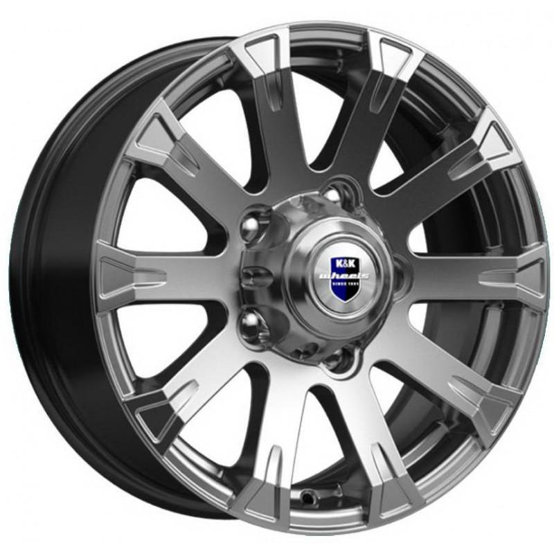 K&K Байкал 7x16 5*139.7 ET35 DIA98 Дарк платинум Литой