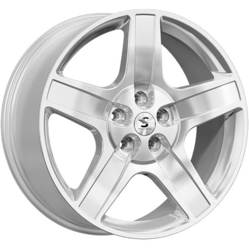 K&K КР008 8.5x20 5*120 ET41.5 DIA66.1 Elite silver Литой