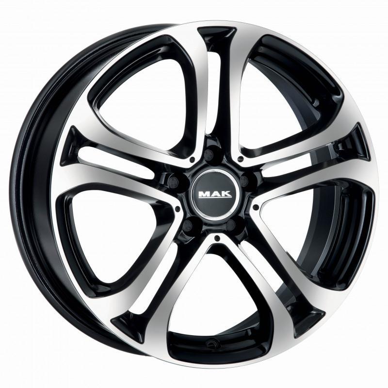 MAK Stuttgart 7.5x17 5*112 ET45 DIA66.6 Black mirror Литой