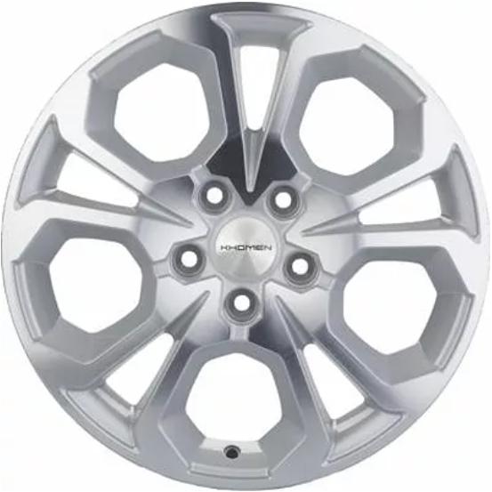Khomen KHW 1711 6.5x17 5*114.3 ET50 DIA66.1 F-Silver-FP Литой