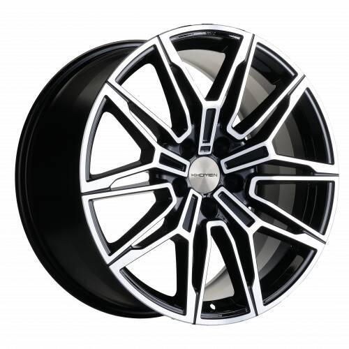 Khomen KHW 1904 8.5x19 5*112 ET30 DIA66.6 Black-FP Литой