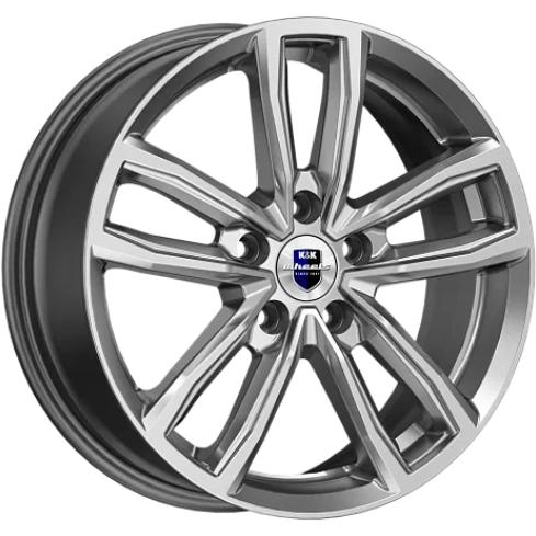 K&K Каланг 6.5x17 5*114.3 ET45 DIA60.1 Дарк платинум Литой