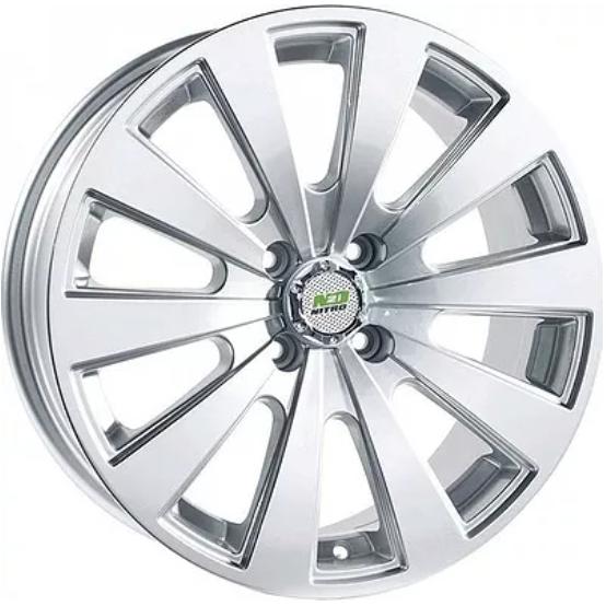 N2O Y252 6.5x15 4*114.3 ET40 DIA73.1 Silver Литой