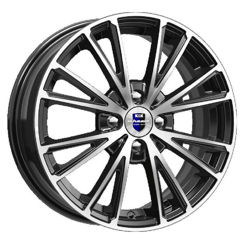 K&K Меандр 6x16 4*100 ET41 DIA60.1 Алмаз черный SK Литой