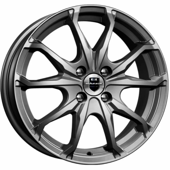 K&K Brent 6x16 4*100 ET41 DIA60.1 Дарк платинум Литой
