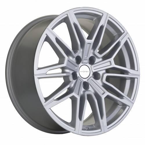Khomen KHW 1904 9.5x19 5*112 ET40 DIA66.6 Brilliant Silver Литой