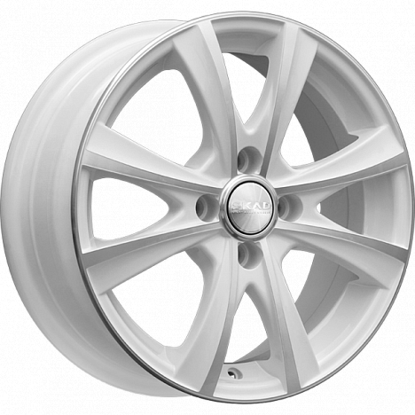 Скад Мальта 6x15 4*100 ET45 DIA67.1 Алмаз белый Литой
