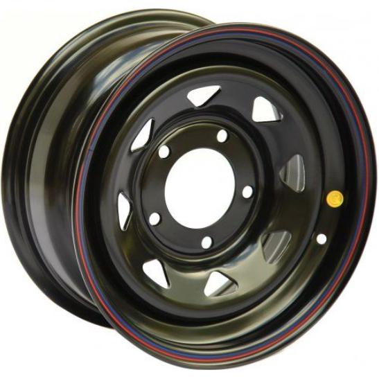 Off Road Wheels Niva 6.5x15 5*139.7 ET30 DIA98.5 Black Штампованный