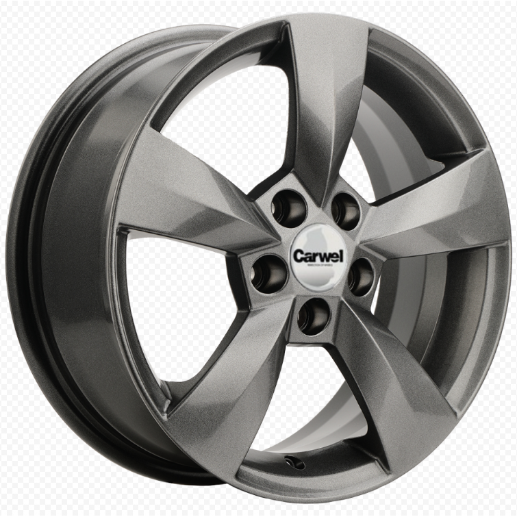 Khomen KHW 1504 6x15 5*100 ET38 DIA57.1 G-Silver Литой