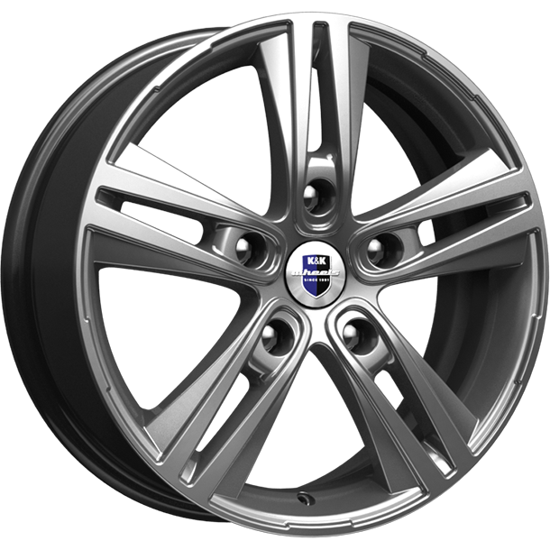 K&K Прайм 6.5x17 5*114.3 ET45 DIA66.1 Дарк платинум Литой