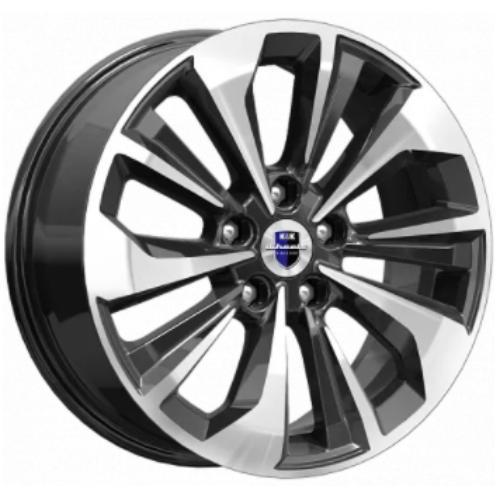 K&K Авиор 7x17 5*108 ET40 DIA65.1 Алмаз черный Литой