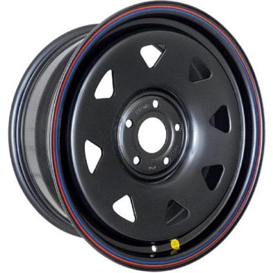 Off Road Wheels Jeep 8x15 5*114.3 ET0 DIA84.1 Black Штампованный