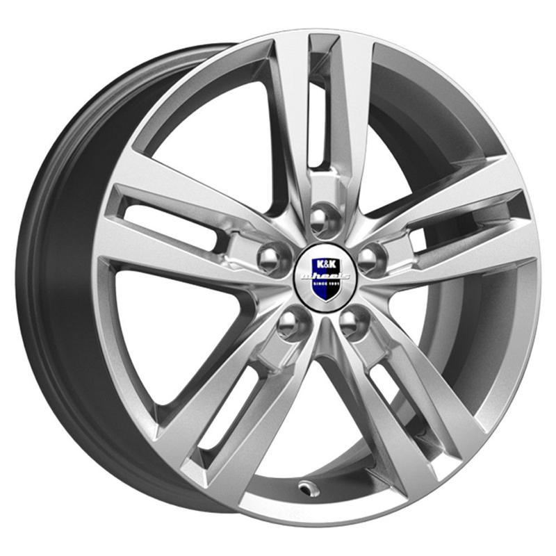 K&K Rassvet 6.5x16 5*105 ET38 DIA56.6 Сильвер SK Литой
