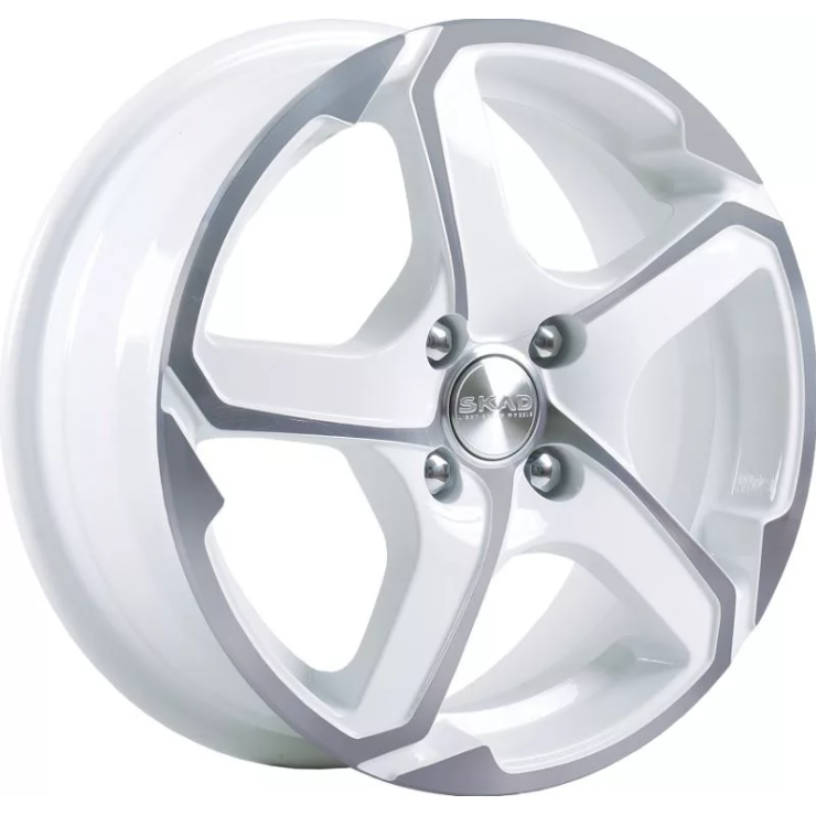 Скад Аллигатор 6x15 5*100 ET38 DIA57.1 Алмаз белый Литой