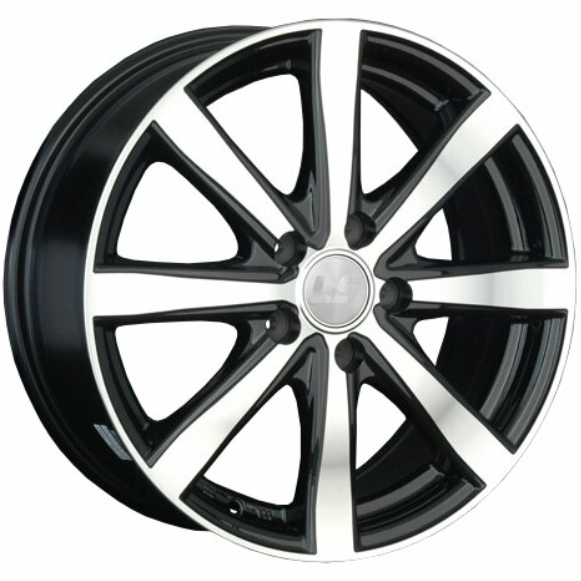 LS 807 6.5x16 5*112 ET45 DIA57.1 BKF Литой