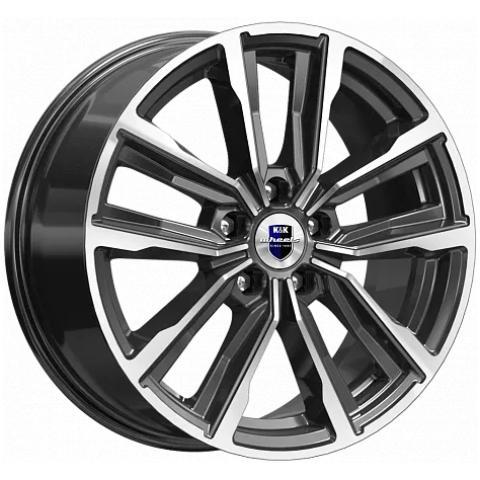 K&K Лацио 7.5x17 5*108 ET35 DIA67.1 Алмаз черный Литой
