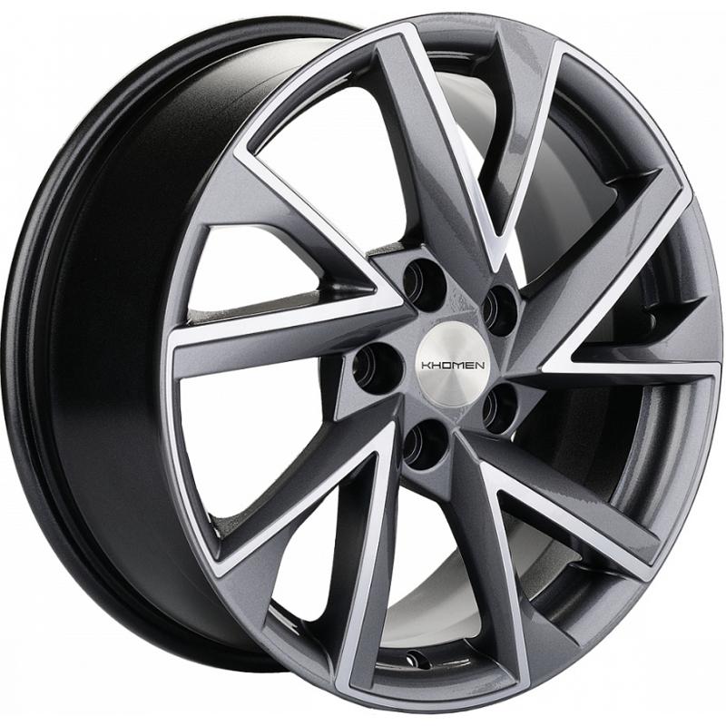 Khomen KHW 1714 7x17 5*108 ET40 DIA60.1 Gray-FP Литой