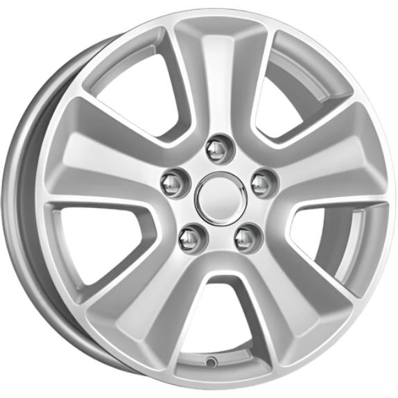 K&K KC672 6.5x16 5*114.3 ET50 DIA67.1 Сильвер Литой