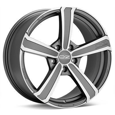 OZ Montecarlo HLT 9.5x20 5*112 ET33 DIA79 Matt Dark Graphite Diamond Cut Литой